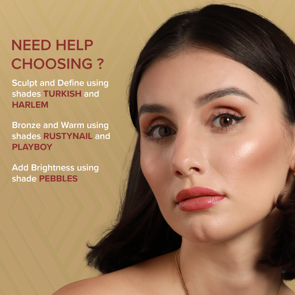 Backstage Essential Highlighter & Contour Powder Palette - BKS003