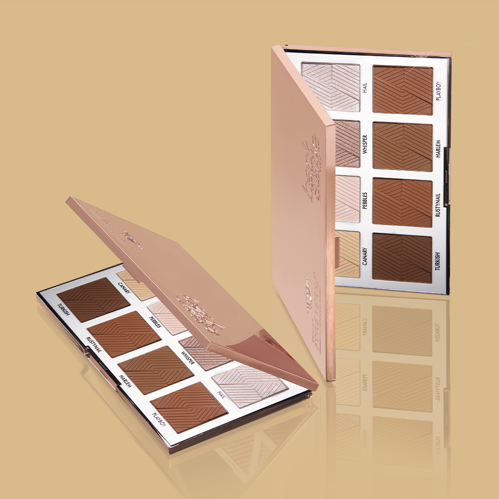Backstage Essential Highlighter & Contour Powder Palette - BKS003