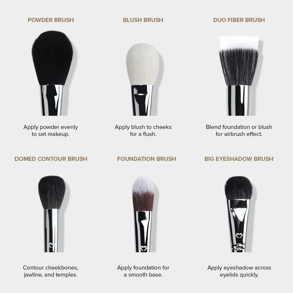 Academic 18 Pieces Brush Kit - XZ024