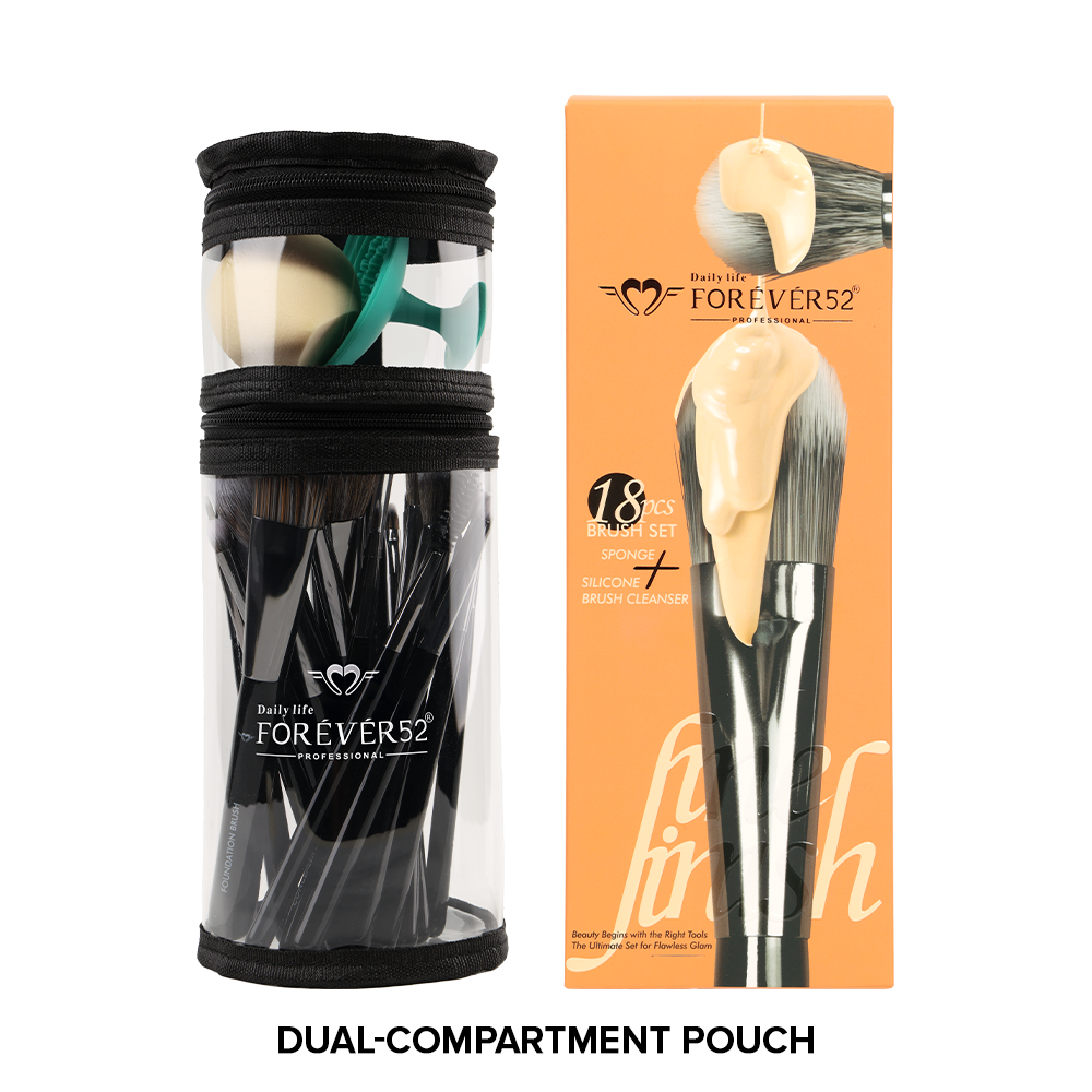 Fine Finish 18 Pieces Brush Set - XZ027