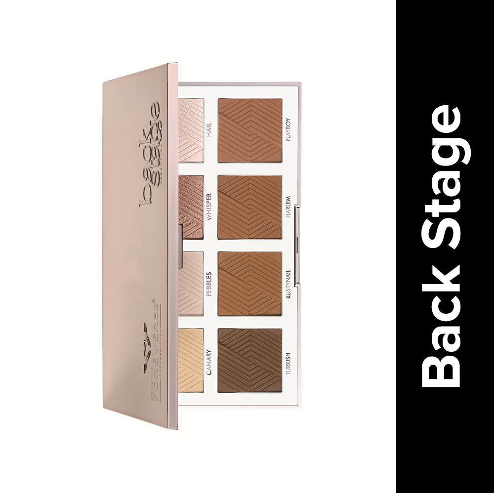 Backstage Essential Highlighter & Contour Powder Palette - BKS003