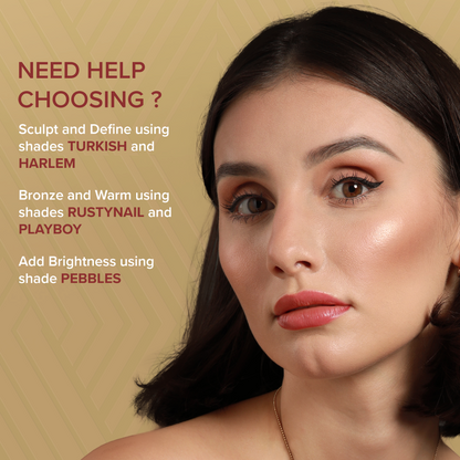Backstage Essential Highlighter &amp; Contour Powder Palette - BKS003
