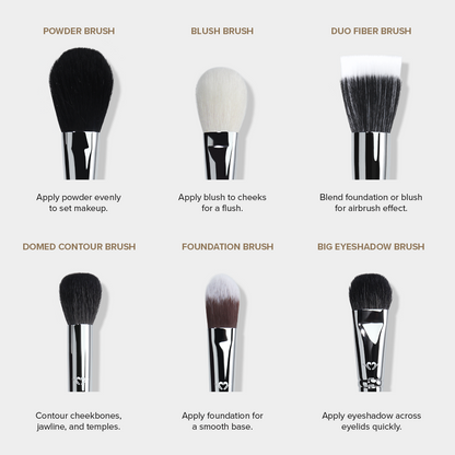 Academic 18 Pieces Brush Kit - XZ024